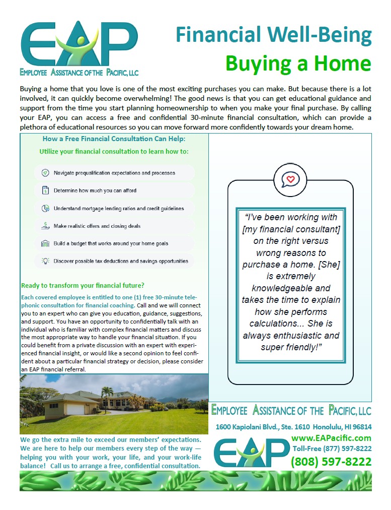 Financial - Buying a Home