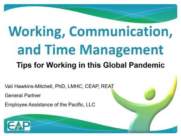 Working Communication and Time Managment and COVID